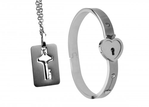Master Series Cuffed Locking & Key Necklace - iVenuss