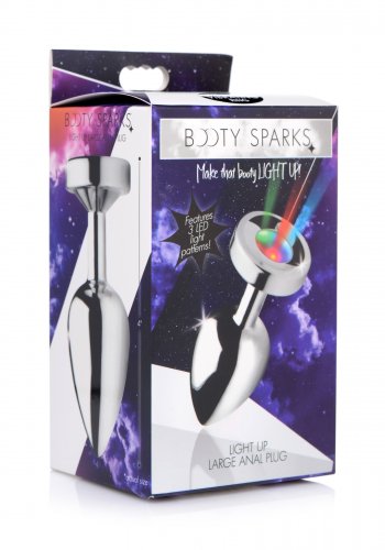 Booty Sparks Light Up Large Anal Plug - iVenuss