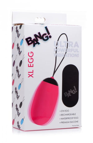 Bang! Xl Vibrating Egg Pink