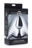 Master Series Dark Invader Metal & Silicone Anal Plug Large - iVenuss