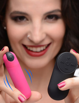Bang! Vibrating Bullet W- Remote Control Pink