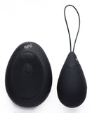 Bang! 10x Vibrating Silicone Egg W- Remote Black