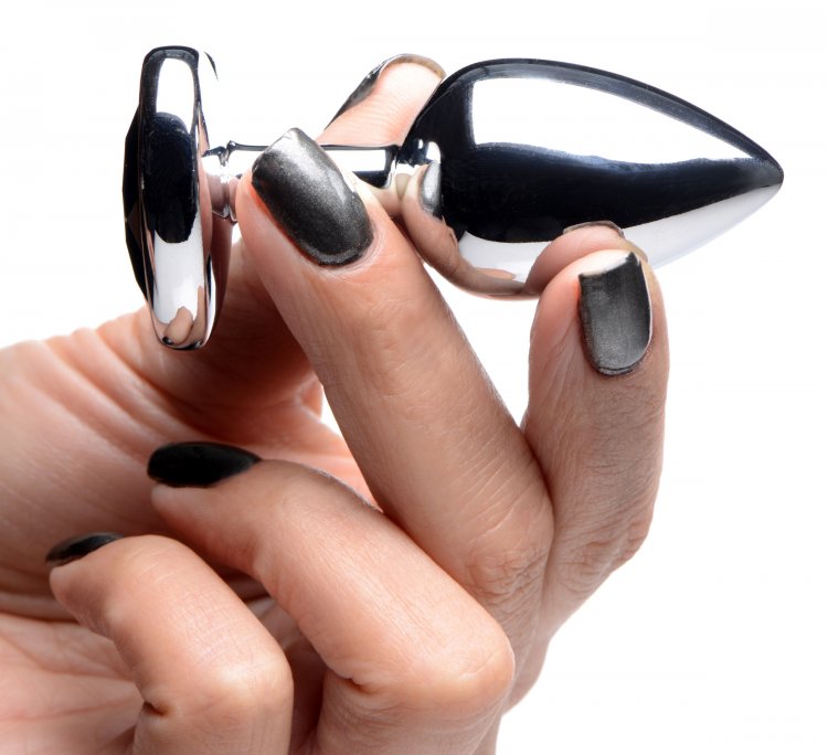 Booty Sparks Black Heart Gem Anal Plug Small