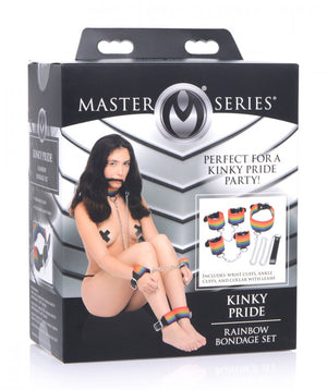 Master Series Kinky Pride Rainbow Bondage Set (out Mid Aug)