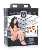 Master Series Kinky Pride Rainbow Bondage Set (out Mid Aug)