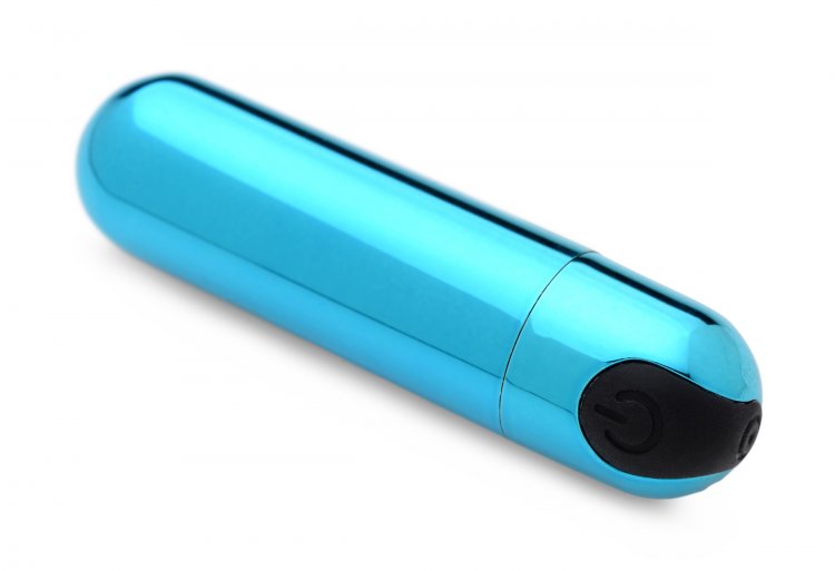 Bang! 10x Vibrating Metallic Bullet Blue (out Mid Sep)