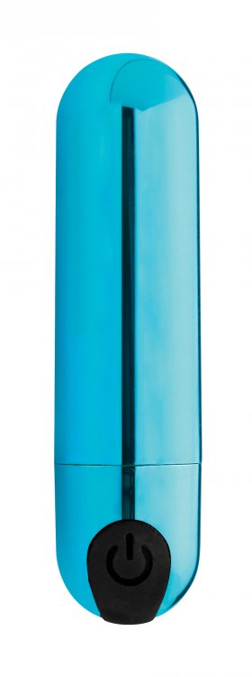 Bang! 10x Vibrating Metallic Bullet Blue (out Mid Sep)