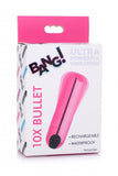 Bang! 10x Vibrating Metallic Bullet Pink (out Mid Sep)