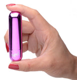 Bang! 10x Vibrating Metallic Bullet Purple (out Mid Sep)