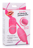 Frisky Scrambler 28x Vibrating Egg W- Remote Pink