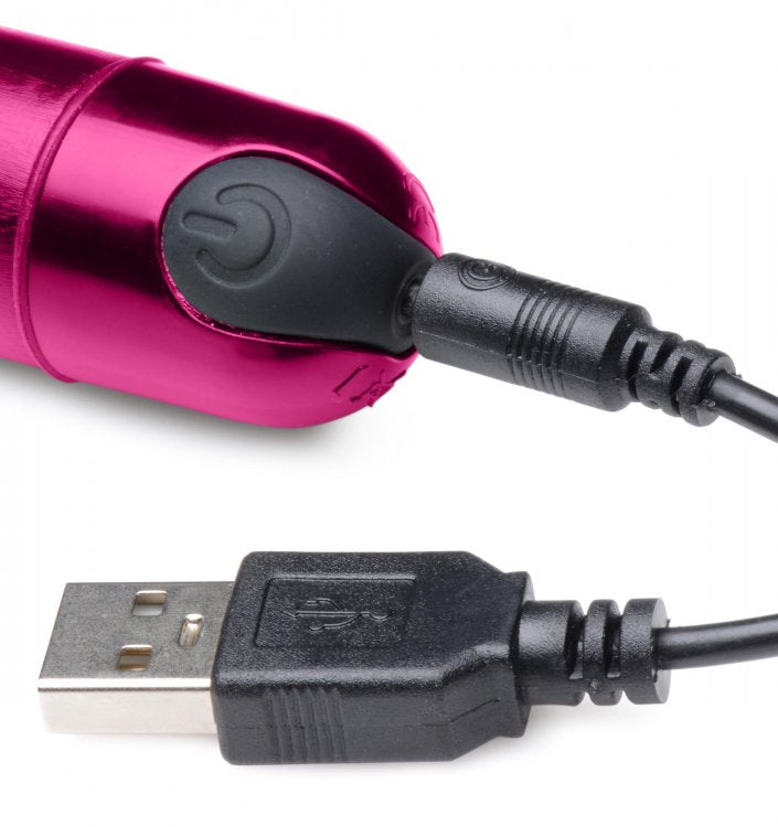 Bang! 10x Slim Metallic Bullet Pink