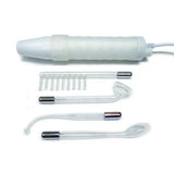 Neon Wand Electrosex Kit White Handle Purple Electrode Us Plug