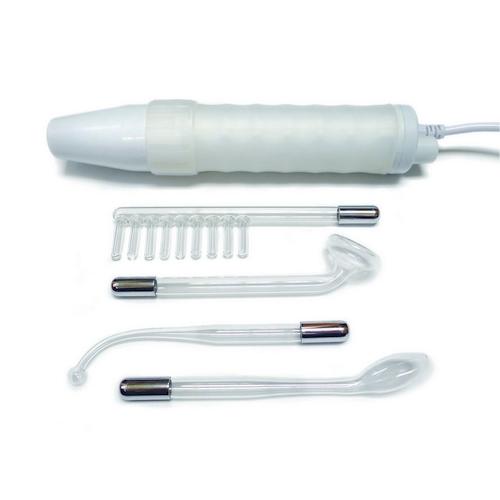 Neon Wand Electrosex Kit White Handle Purple Electrode Us Plug