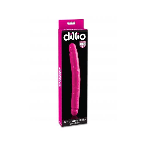 Dillio 12 Double Dong Pink Dong "
