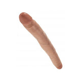 King Cock 12 Slim Double Dildo Tan