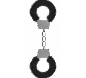 Pleasure Handcuffs Furry Black