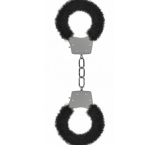 Pleasure Handcuffs Furry Black