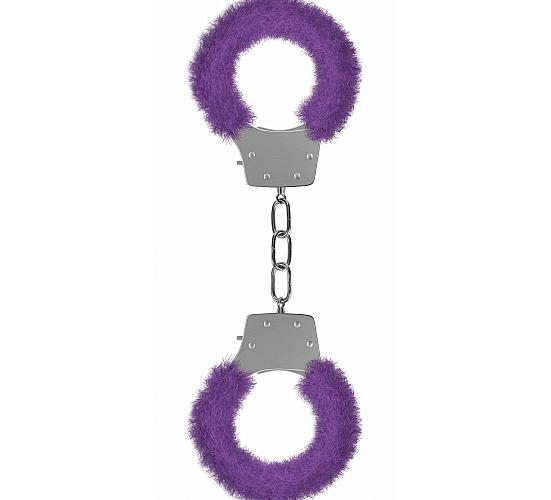 Pleasure Handcuffs Furry Purple