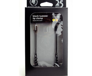 Black Tweezer Clamp W-link Chain