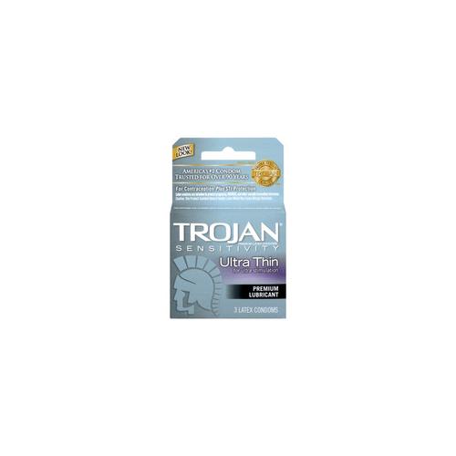 Trojan Ultra Thin Lube 3pk