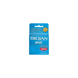 Trojan Enz Spermicidal 3pk