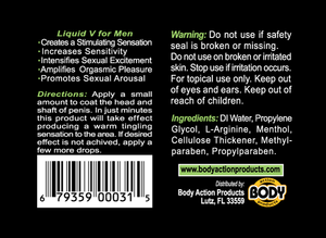 Liquid V Men Bottle .5 Oz Carded - iVenuss