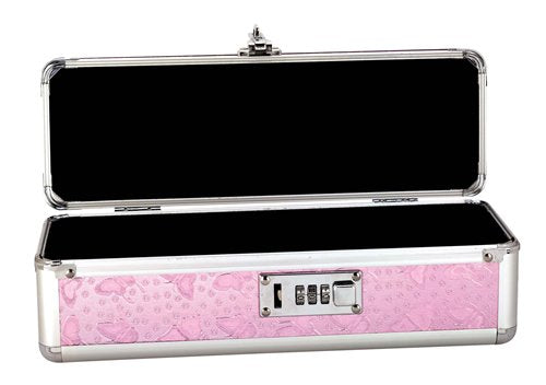 Lockable Vibrator Case Pink Small - iVenuss