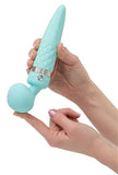 Pillow Talk Sultry Rotating Wand Teal - iVenuss