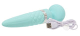 Pillow Talk Sultry Rotating Wand Teal - iVenuss