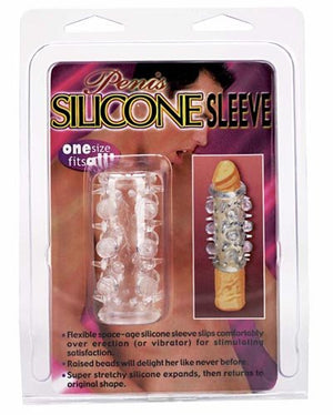 Penis Silicone Sleeve W-raised Nodules - iVenuss