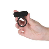 Power Bullet Cosmic Cock Ring W- Bullet Black