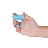Power Bullet Cosmic Cock Ring W- Bullet Glow In The Dark