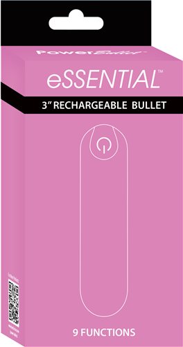 Power Bullet Essential 3.5in Rechargeable Pink - iVenuss