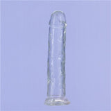 Addiction Crystal 7 Vertical Dong Clear Tpe W- Bullet "