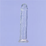Addiction Crystal 9 Vertical Dong Clear Tpe W- Bullet "