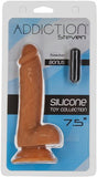 Addiction 100% Silicone Steven 7.5in Caramel - iVenuss