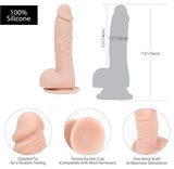 Addiction 100% Silicone Mark 7.5 Beige(out May) " - iVenuss