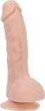 Addiction 100% Silicone Brad 7.5 Beige " - iVenuss