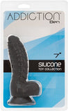 Addiction 100% Silicone Ben 7 Black(out May) " - iVenuss