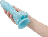 Addiction 100% Silicone Luke 7.5 Blue Gid " - iVenuss