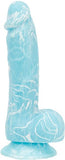 Addiction 100% Silicone Luke 7.5 Blue Gid " - iVenuss