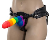 Addiction 100% Silicone Justin 8 Rainbow " - iVenuss