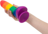 Addiction 100% Silicone Justin 8 Rainbow " - iVenuss
