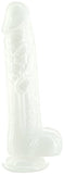 Addiction Pearl 8.5 Dong Pearl White Tpe W- Bullet "