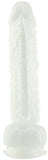 Addiction Pearl 8.5 Dong Pearl White Tpe W- Bullet "