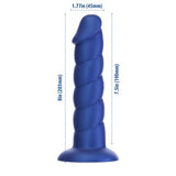 Fantasy Addiction 8in Unicorn Blue W- Bullet