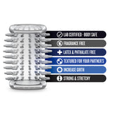 Stay Hard Cock Sleeve 01 Clear - iVenuss