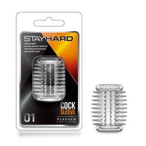 Stay Hard Cock Sleeve 01 Clear - iVenuss