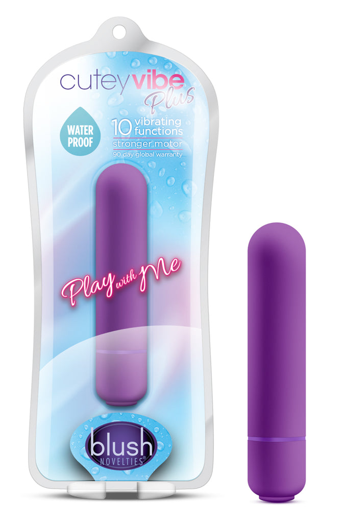 Play With Me Cutey Vibe Plus 10 Function Bullet Purple - iVenuss