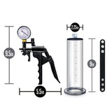Performance Vx8 Premium Penis Pump System W- Silicone Cock Strap Clear - iVenuss